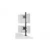 Kensington braço de monitor duplo vertical empilhado com fixação por grampo capacidade 9 kg