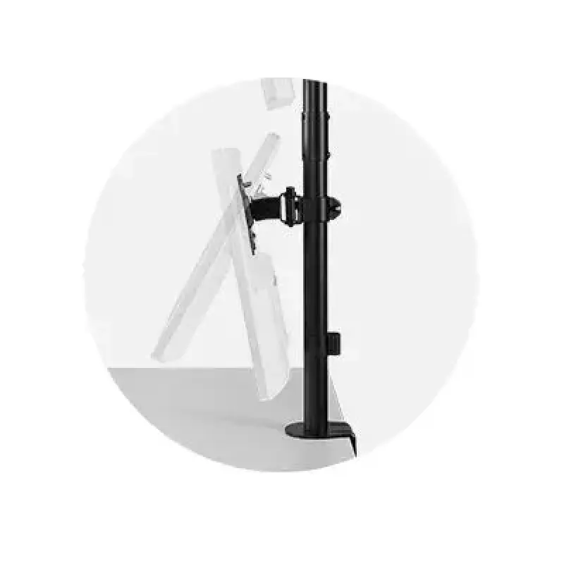 Kensington braço de monitor duplo vertical empilhado com fixação por grampo capacidade 9 kg