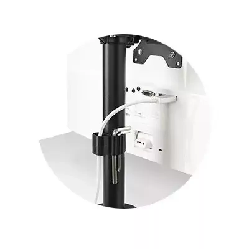 Kensington braço de monitor duplo vertical empilhado com fixação por grampo capacidade 9 kg