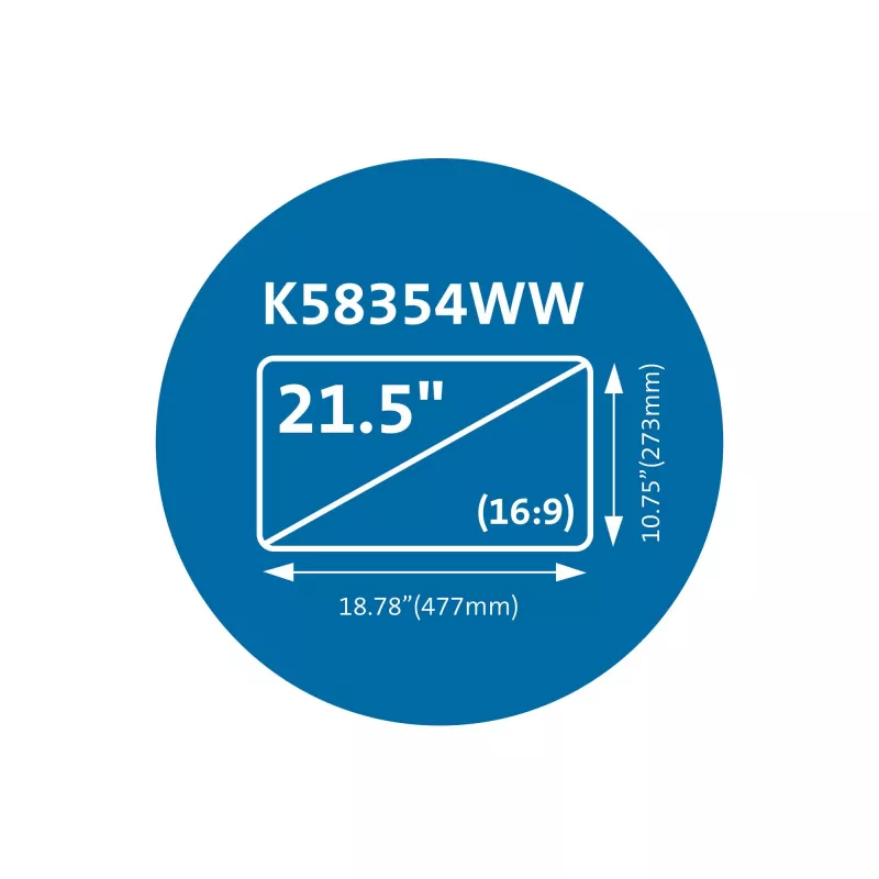 Filtro de privacidade magnético Kensington MagPro para monitores 21,5