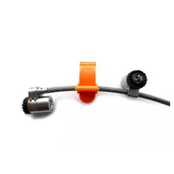Cadeado de segurança com chave dupla Kensington MicroSaver® para portátil, 2,2 m, chave redonda, aço