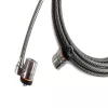 Cadeado de segurança com chave dupla Kensington MicroSaver® para portátil, 2,2 m, chave redonda, aço