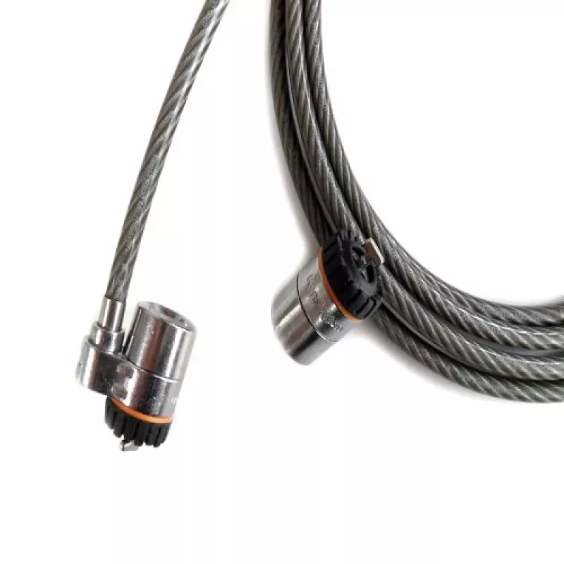 Cadeado de segurança com chave dupla Kensington MicroSaver® para portátil, 2,2 m, chave redonda, aço
