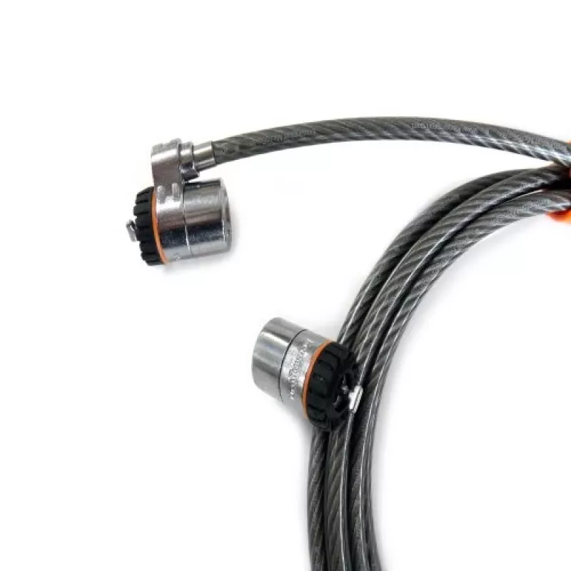 Cadeado de segurança com chave dupla Kensington MicroSaver® para portátil, 2,2 m, chave redonda, aço