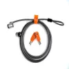 Cadeado de segurança com chave dupla Kensington MicroSaver® para portátil, 2,2 m, chave redonda, aço