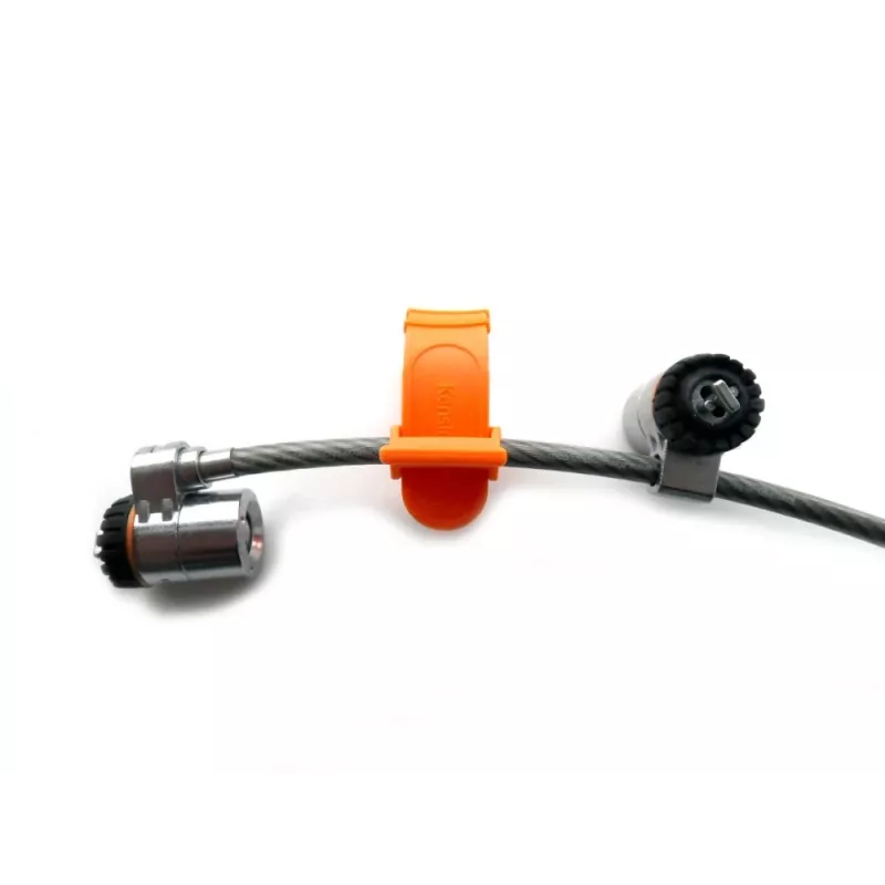 Cadeado de segurança com chave dupla Kensington MicroSaver® para portátil, 2,2 m, chave redonda, aço