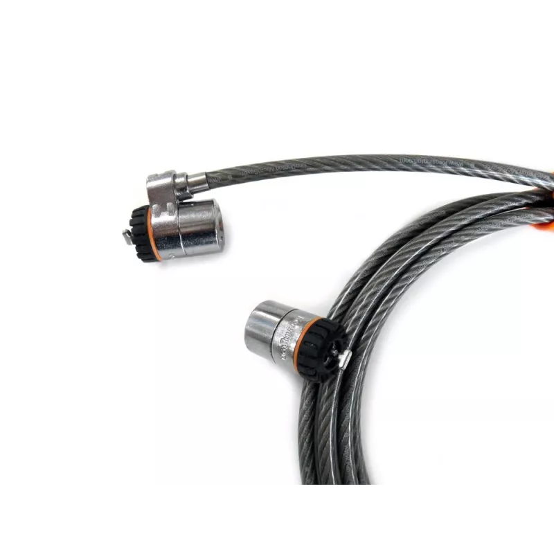 Cadeado de segurança com chave dupla Kensington MicroSaver® para portátil, 2,2 m, chave redonda, aço