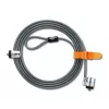 Cadeado de segurança com chave dupla Kensington MicroSaver® para portátil, 2,2 m, chave redonda, aço