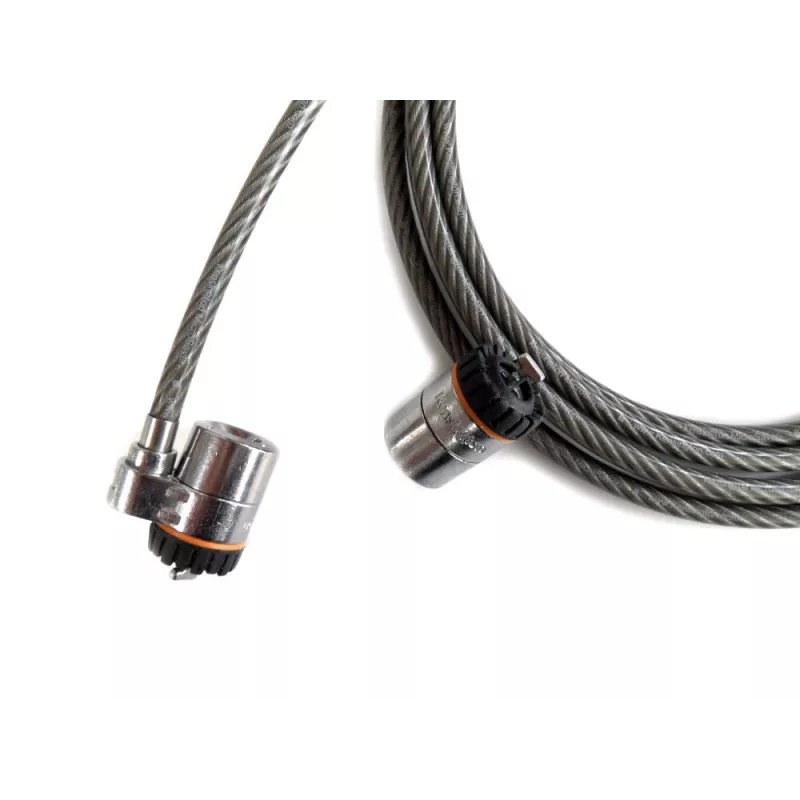 Cadeado de segurança com chave dupla Kensington MicroSaver® para portátil, 2,2 m, chave redonda, aço