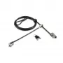 Cadeado de cabeça dupla Kensington slim NanoSaver 2.0, Kensington, chave, aço carbono, prateado, preto
