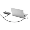 Cadeado de cabeça dupla Kensington slim NanoSaver 2.0, Kensington, chave, aço carbono, prateado, preto