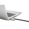Cadeado de cabeça dupla Kensington slim NanoSaver 2.0, Kensington, chave, aço carbono, prateado, preto