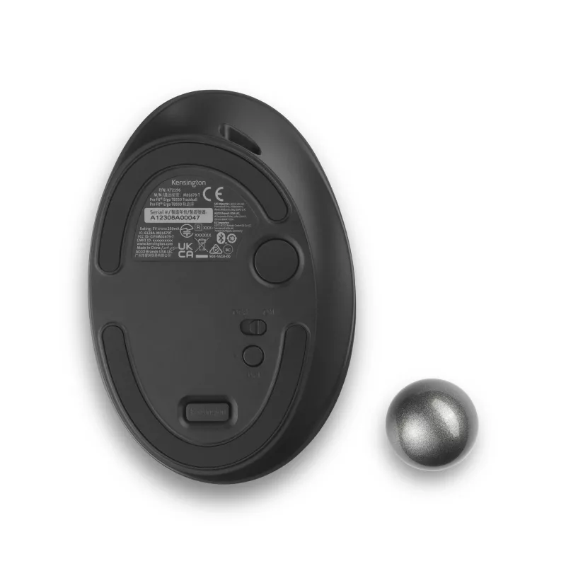 Trackball Kensington Pro Fit Ergo TB550 RF sem fios + Bluetooth