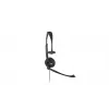 Headset mono USB Kensington com controlos em linha, com fio, escritório/call center, headset, preto