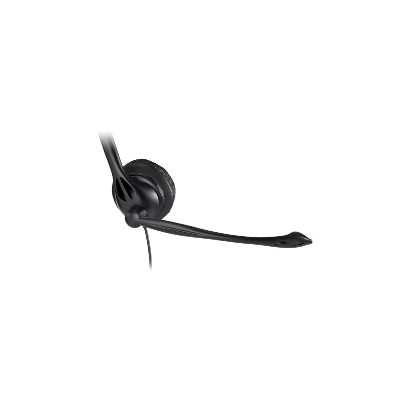 Headset mono USB Kensington com controlos em linha, com fio, escritório/call center, headset, preto
