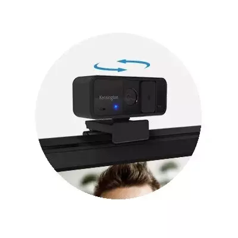 Webcam Kensington W1050 1080p distância focal fixa grande angular