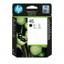 HP 45 Grande Preto Original Cartucho de tinta, Preto, 1 unid., 930 páginas