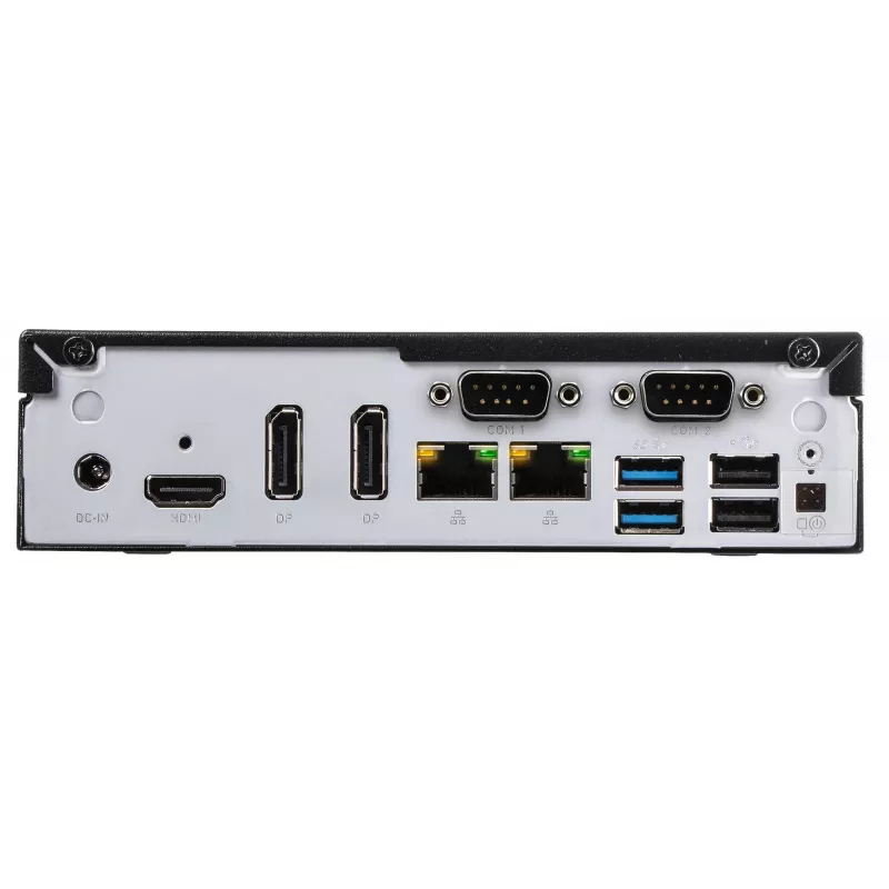 Shuttle PC fino DH610 , S1700, 1x HDMI, 2x DP , 1x 2,5 polegadas, 2x M.2, 2x LAN (Intel 1G + 2.5G), 2x COM, Funcionamento contínuo 24/7, incl. VESA
