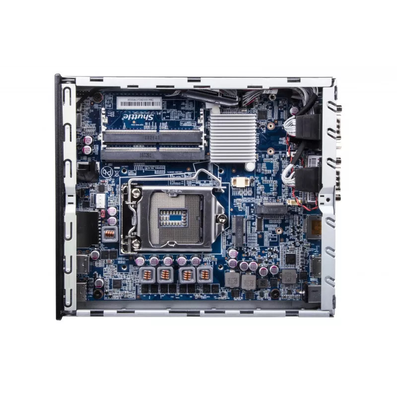 Shuttle PC fino DH610 , S1700, 1x HDMI, 2x DP , 1x 2,5 polegadas, 2x M.2, 2x LAN (Intel 1G + 2.5G), 2x COM, Funcionamento contínuo 24/7, incl. VESA