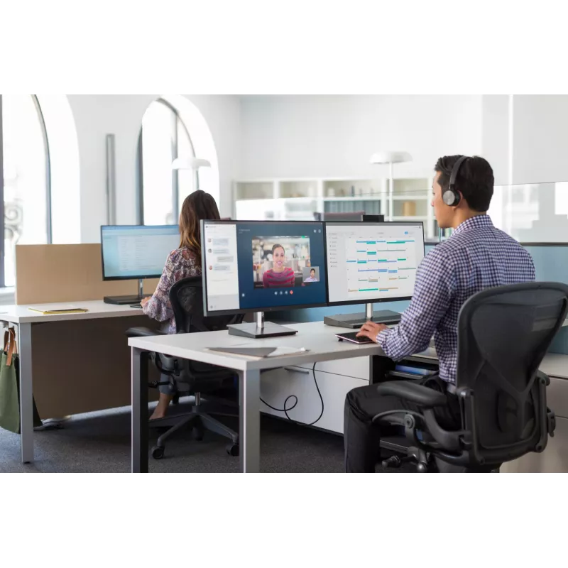 HP UC Wireless Duo Headset, Sem fios, Escritório/Callcenter, 310 g, Headset, Preto
