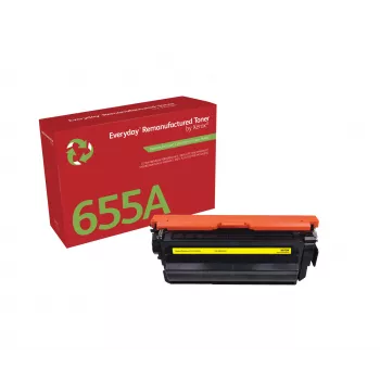 Toner amarelo recondicionado Everyday™ da Xerox, compatível com HP 655A (CF452A), capacidade standard