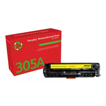 Everyday™ Toner amarelo recondicionado da Xerox compatível com HP 305A (CE412A), capacidade standard