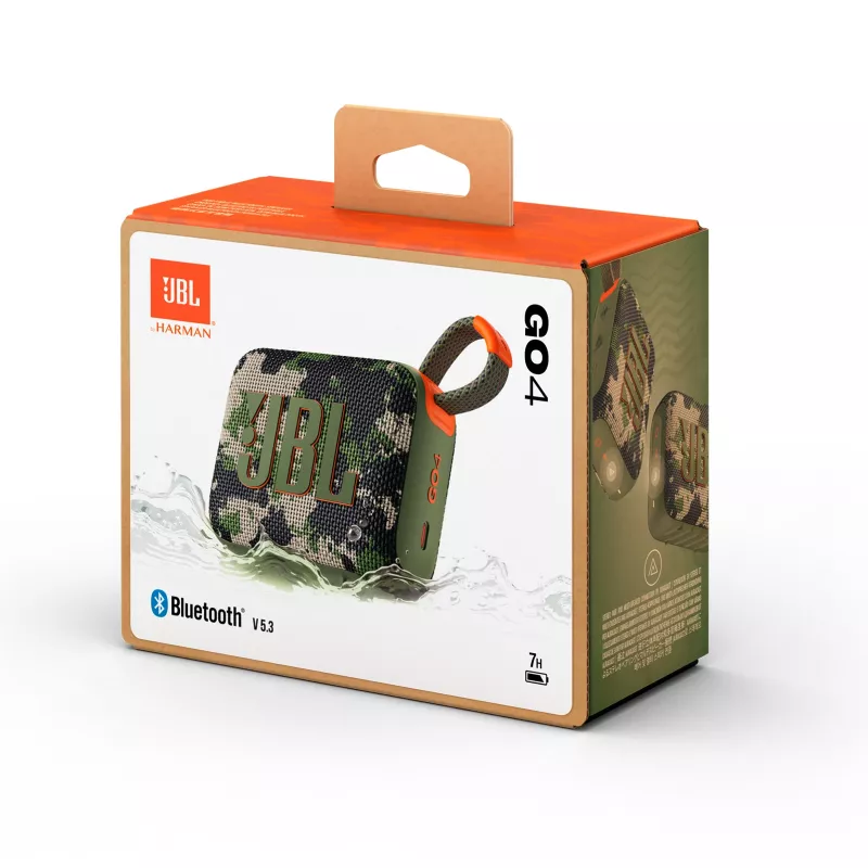 Altifalante portátil mono JBL Go 4 camuflagem 4,2 W