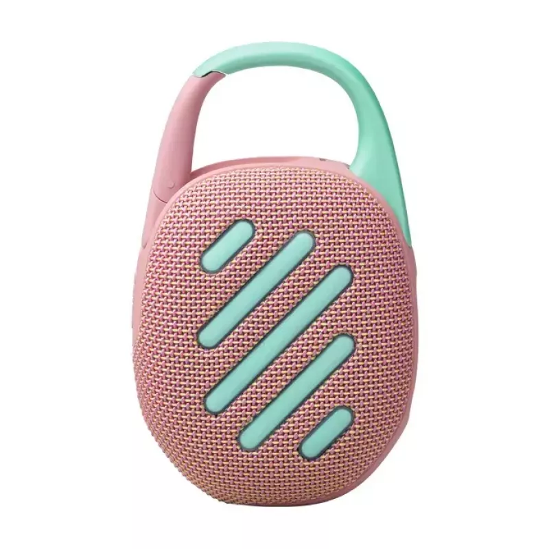 JBL Clip 5 coluna Bluetooth portátil, rosa