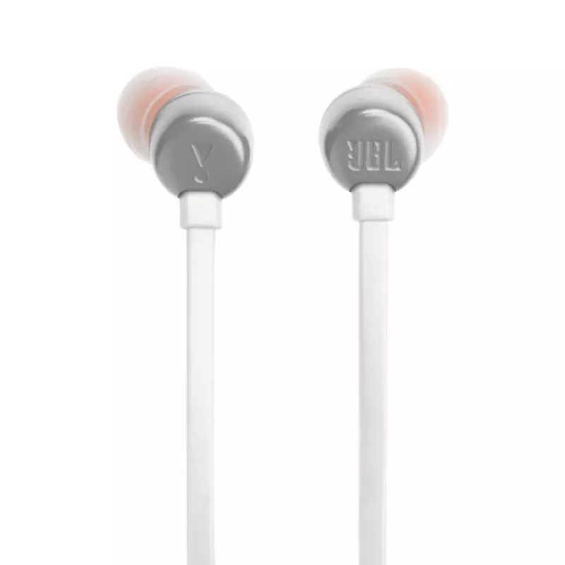 Headset JBL Tune 310C com fios in-ear para chamadas/música USB Type-C branco