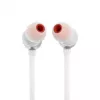 Headset JBL Tune 310C com fios in-ear para chamadas/música USB Type-C branco