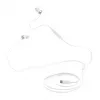 Headset JBL Tune 310C com fios in-ear para chamadas/música USB Type-C branco