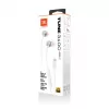 Headset JBL Tune 310C com fios in-ear para chamadas/música USB Type-C branco