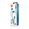 Headset USB JBL Tune 310C com fios in-ear para chamadas/música USB Type-C azul