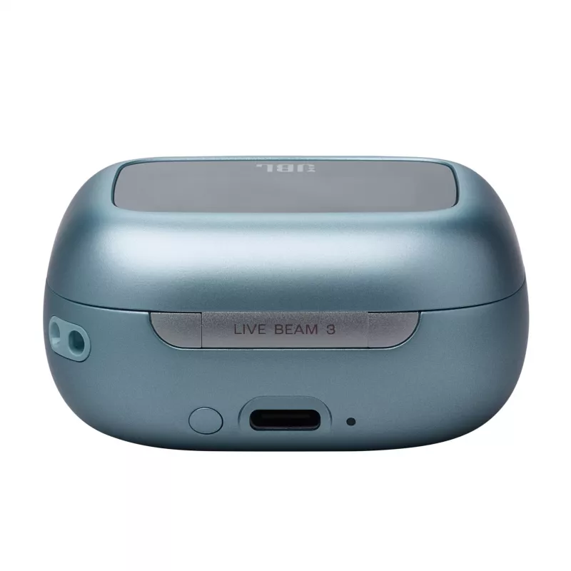 Headset JBL Live Beam 3 sem fios in-ear para chamadas/música/desporto/dia a dia Bluetooth azul