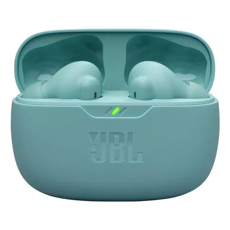 Headset JBL Wave Beam 2 sem fios in-ear para chamadas/música Bluetooth azul
