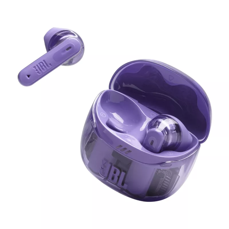Headset JBL Tune Flex 2 Ghost Edition True Wireless Stereo (TWS) in-ear para chamadas/música Bluetooth lilás
