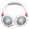 Headset JBL Junior 470NC sem fios com arco de cabeça para chamadas/música USB Type-C Bluetooth cinzento-claro, branco