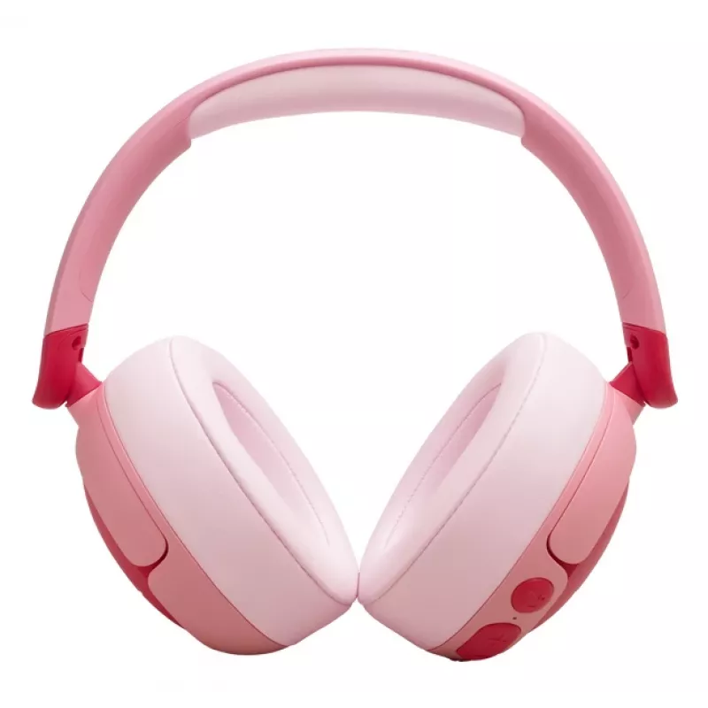 Headset JBL Junior 470NC sem fios com arco de cabeça para chamadas/música USB Type-C Bluetooth rosa