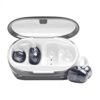 Headset JBL Soundgear Clips True Wireless Stereo (TWS) com gancho de orelha para chamadas/música Bluetooth branco