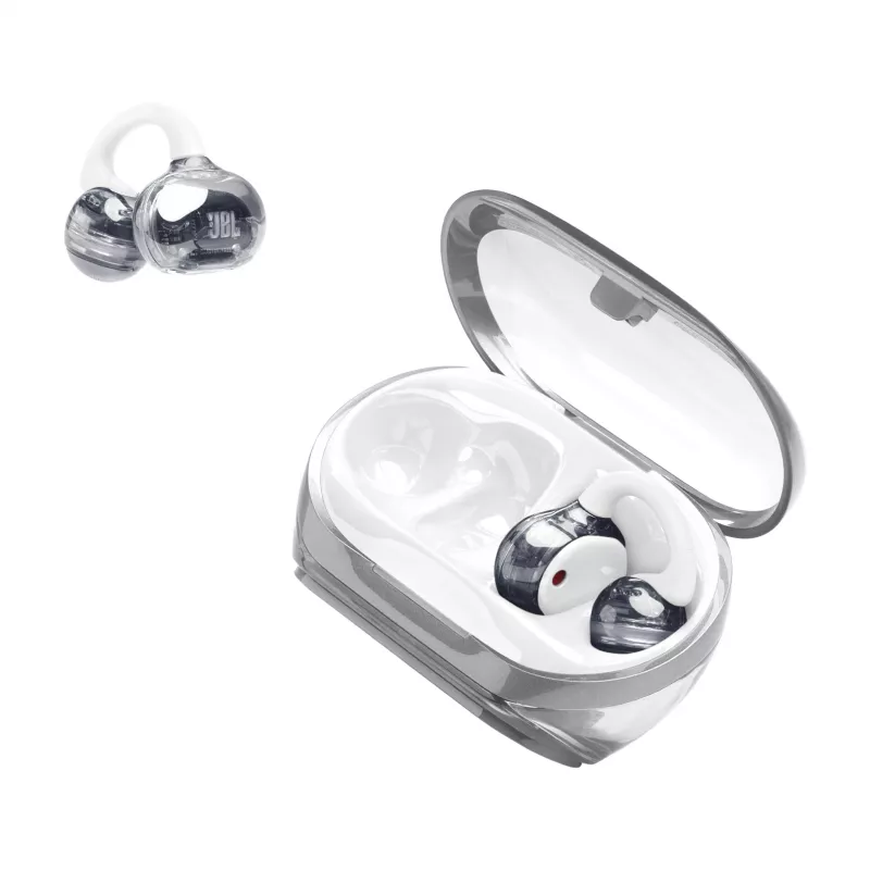 Headset JBL Soundgear Clips True Wireless Stereo (TWS) com gancho de orelha para chamadas/música Bluetooth branco