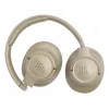 Headset JBL Tune 730BT sem fios Bluetooth supra-aural, 20–20000 Hz, 218,2 g, bege