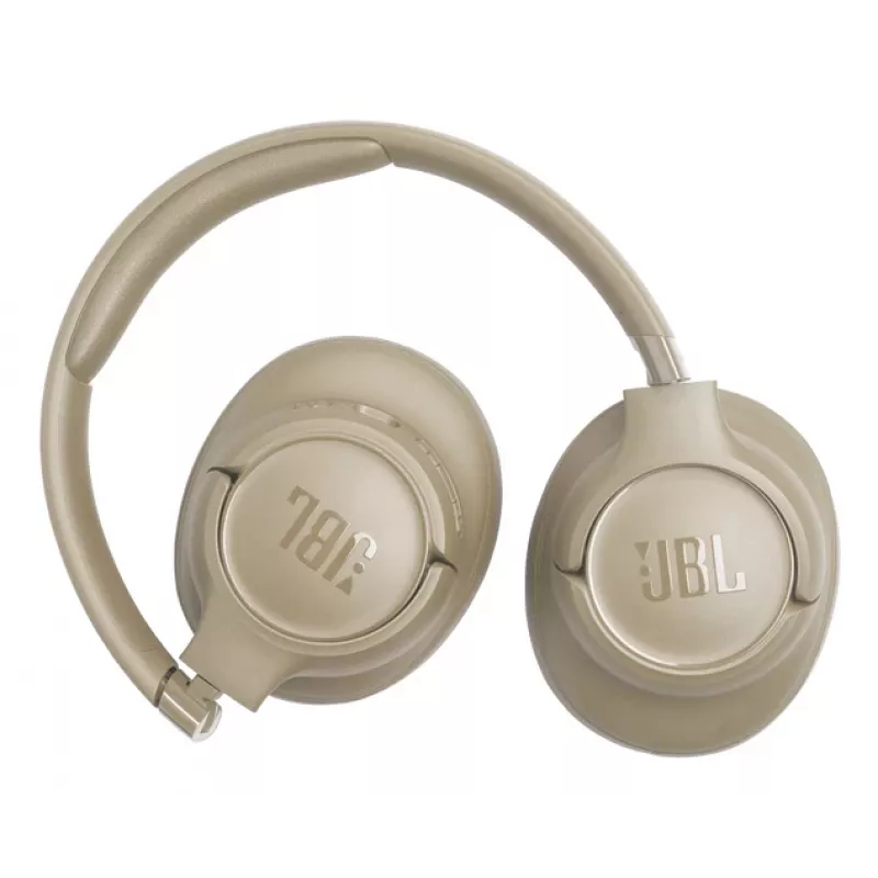 Headset JBL Tune 730BT sem fios Bluetooth supra-aural, 20–20000 Hz, 218,2 g, bege