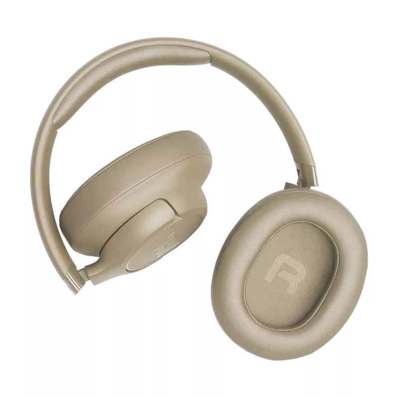 Headset JBL Tune 730BT sem fios Bluetooth supra-aural, 20–20000 Hz, 218,2 g, bege