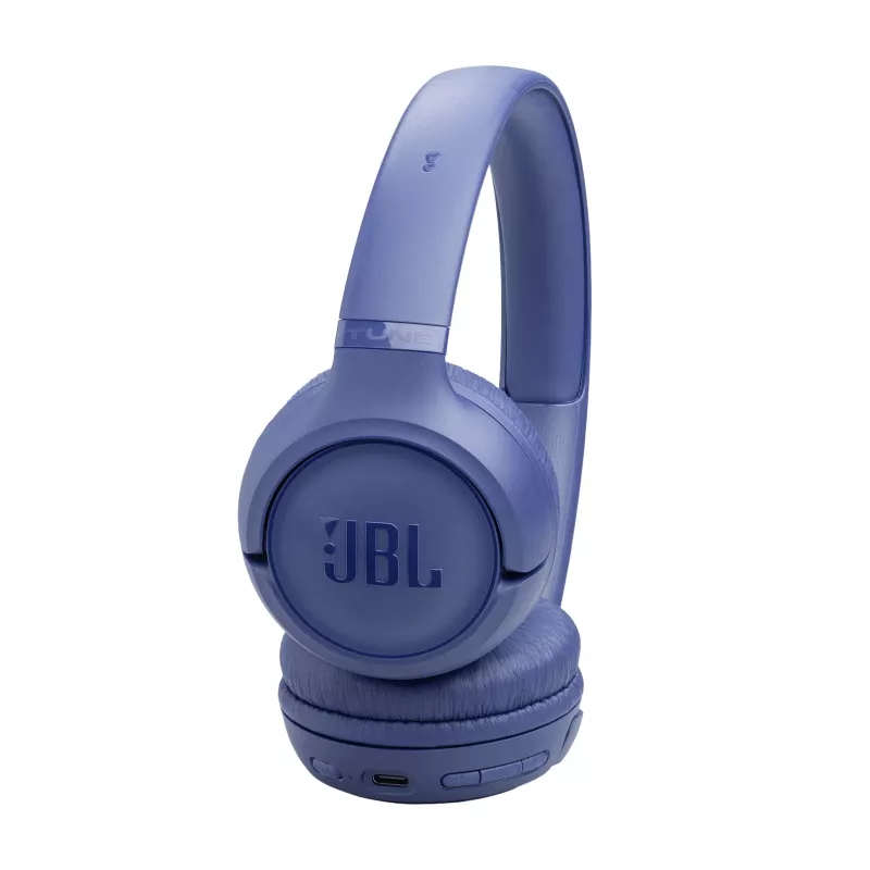 Headset JBL Tune 530BT sem fios com arco de cabeça para chamadas/música USB Type-C Bluetooth azul