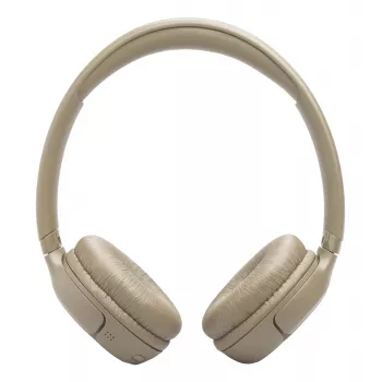 Headset JBL Tune 530BT sem fios com arco de cabeça para chamadas/música USB Type-C Bluetooth bege