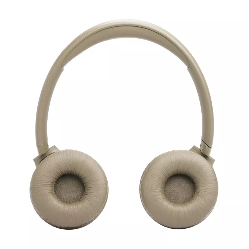 Headset JBL Tune 530BT sem fios com arco de cabeça para chamadas/música USB Type-C Bluetooth bege