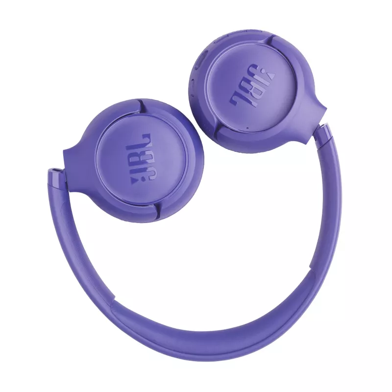 Headset JBL Tune 530BT sem fios Bluetooth over-ear com arco de cabeça, 20–20000 Hz, 151 g, lilás