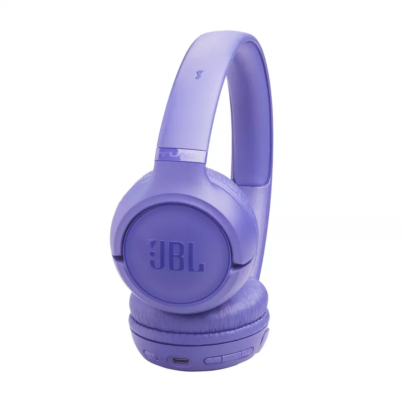 Headset JBL Tune 530BT sem fios Bluetooth over-ear com arco de cabeça, 20–20000 Hz, 151 g, lilás