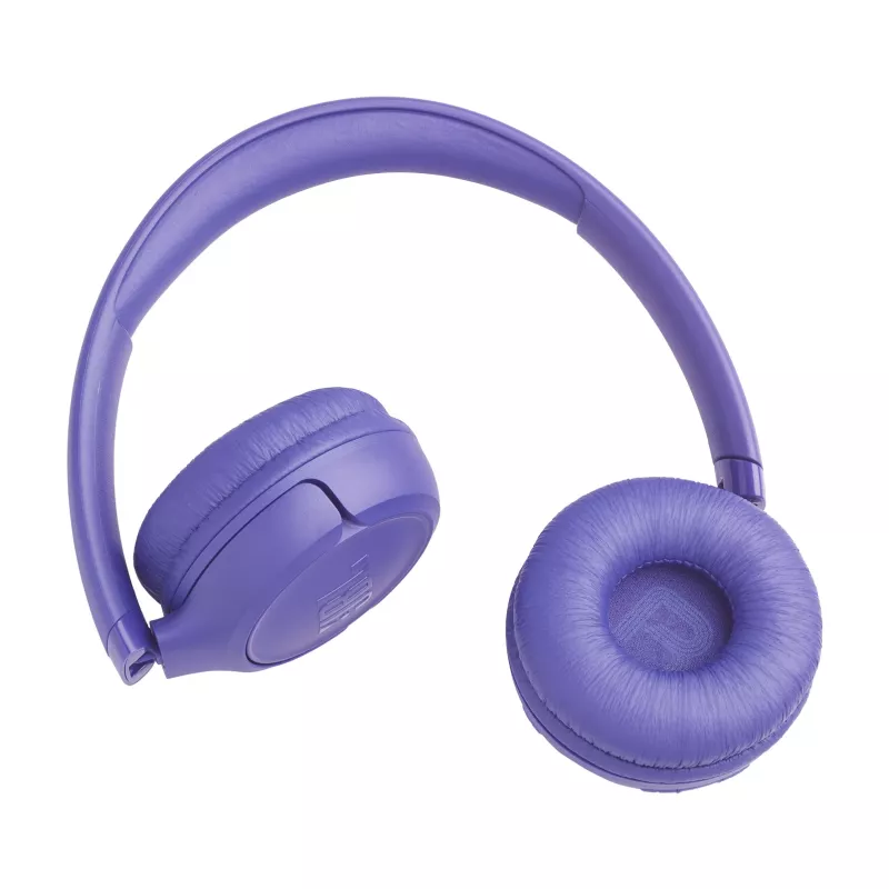 Headset JBL Tune 530BT sem fios Bluetooth over-ear com arco de cabeça, 20–20000 Hz, 151 g, lilás