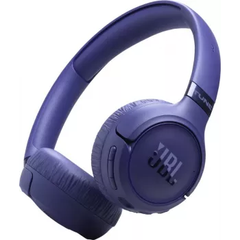 Headset JBL Tune 680NC com fios e sem fios com arco de cabeça para chamadas/música USB Type-C Bluetooth azul